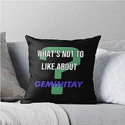 What's not to like about GeminiTay throw pillow