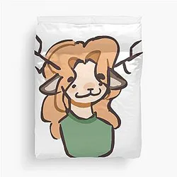 Gemini Sticker Duvet Cover