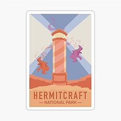Hermitcraft National Park - GeminiTay's Lighthouse Sticker