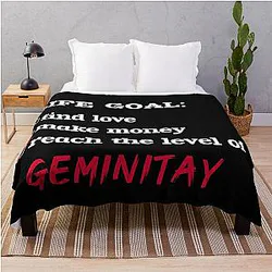 Life goal GeminiTay Throw Blanket