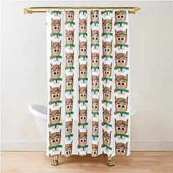 GeminiDay - HermitCraft Shower Curtain