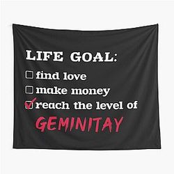 Life Goals GeminiTay Tapestry