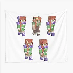 Empires SMP - GeminiTay Skins Tapestry with Gems