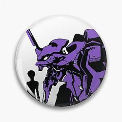 Néon Genesis Evangelion Retro Vintage Épingle