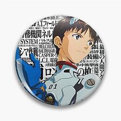 Shinji Ikari Neon Genesis Évangélon Pin