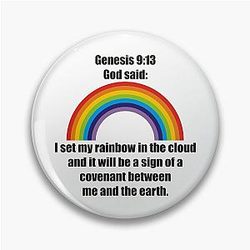 Dieu arc-en-ciel ~ Genesis 9:13 Épingle