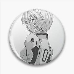 Néon Genesis Evangelion, Rei Ayanami (noir et blanc) Épingle