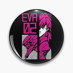 Néon Genesis Evangelion Retro Vintage Épingle
