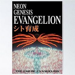 Néon Genesis Evangelion Fin d'Evangelion Troisième Impact Poster