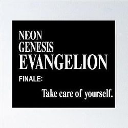 Néon Genesis Affiche de fin d'Evangelion
