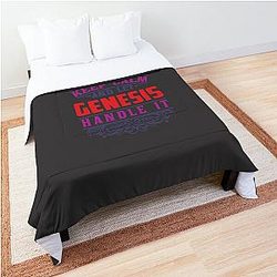 GÉNÉSIE Nom. Calmez-vous et laissez GENESIS Manche Il -Don chemise Comforter