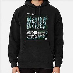 Néon Genesis Evangelion Retro Vintage Pullover Hoodie