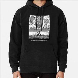 Néon Genesis Evangelion Manga Design (noir) Pullover Hoodie