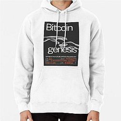 Bitcoin Genesis Block Celebration - version sombre Pullover Hoodie