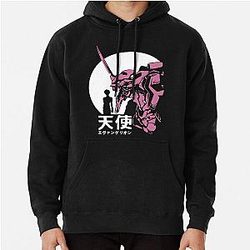 Néon Genesis Evangelion Retro Vintage Pullover Hoodie