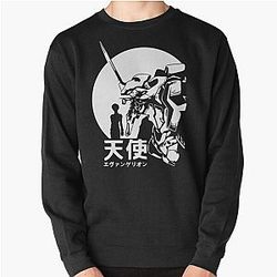Neon Genesis Evangelion Retro Vintage Pullover Sweatshirt