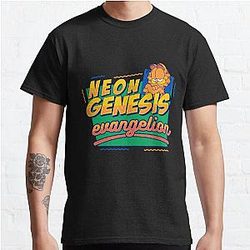 Néon Genesis T-shirt classique Evangelion Garfield
