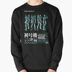 Neon Genesis Evangelie Retro Vintage Pullover Sweatshirt