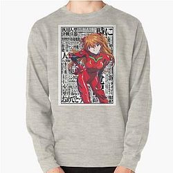 Asuka Langley Neon Genesis Evangelion Pullover Sweatshirt