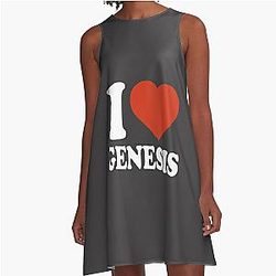 J'aime Genesis - Robe de chemise à la ligne