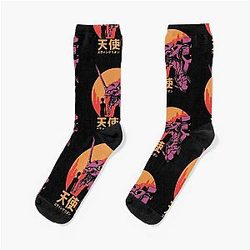 Néon Genesis Évangélon v1 - Chaussettes Tshirt