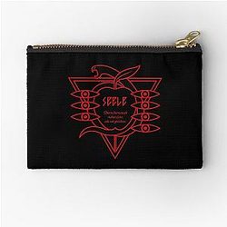 Seele Red Logo (Neon Genesis Evangelion) Zipper Pouch