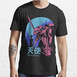Néon Genesis T-shirt Evangelion Retro Vintage Essential