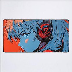 Néon exclusif Genesis Evangélienne XXIV art et merchandising: De superbes images pour de vrais fans. Tapis de bureau