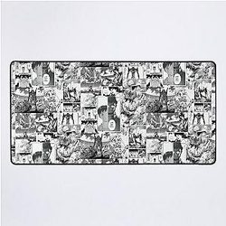 Néon Genesis Manga collage Tapis de bureau