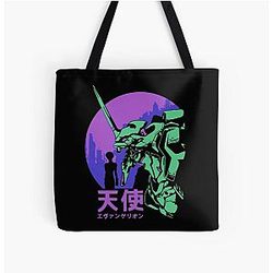 Néon Genesis Evangelion Retro Vintage Tout sur Imprimer sac à dos