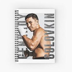 Gennady Golovkin Spiral Notebook