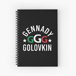 Gennady Golovkin Spiral Notebook