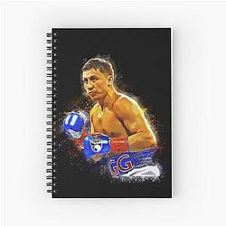 Gennady Golovkin Triple G Spiral Notebook