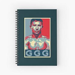 Gennady Golovkin Gifts Music Fans Spiral Notebook