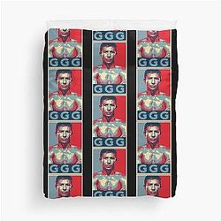 Gennady Golovkin Duvet Cover
