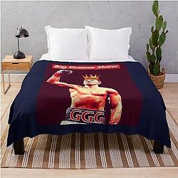 Gennady Golovkin Triple G Big Drama Show Throw Blanket