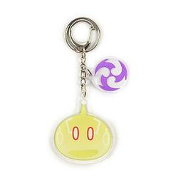 New Anime Genshin Impact Thunder Slime Acrylic Keychain Cosplay Offical Merch FG2502