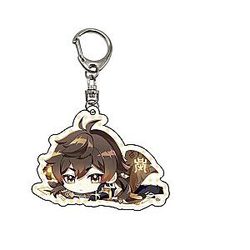 Genshin Impact Zhongli Anime Acrylic Keychains Accessories Car Bag  Offical Merch FG2502