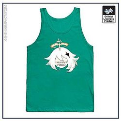 Genshin Impact Tank Tops - Emergency Food Paimon