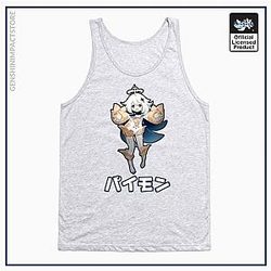 Genshin Impact Tank Tops - Paimon Kanji