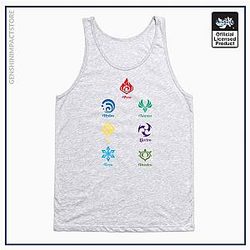 Genshin Impact Tank Tops - Archon Elements