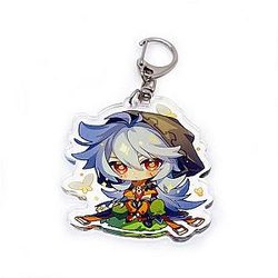 Genshin Impact Razor Figures Acrylic Keychain G Shaped Buckle  Offical Merch FG2502