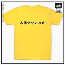 Genshin Impact T -Shirt - Genshin Visions black