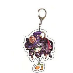 Genshin Impact Mona Cosplay Acrylic Keychain G Shaped Buckle  Offical Merch FG2502