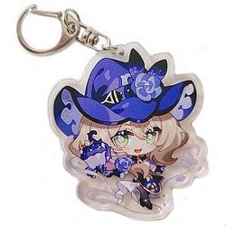 Genshin Impact Lisa Figures Acrylic Keychain G Shaped Buckle  Offical Merch FG2502