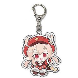 Genshin Impact Klee Cosplay Cute Mini Version Anime Acrylic Keychain  Offical Merch FG2502
