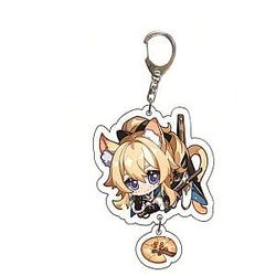 Genshin Impact Jean Cosplay Acrylic Keychain G Shaped Buckle  Offical Merch FG2502