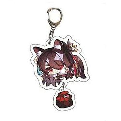 Genshin Impact Beidou Cosplay Acrylic Keychain G Shaped Buckle  Offical Merch FG2502