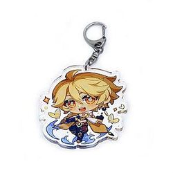 Genshin Impact Aether Figures Acrylic Keychain G Shaped Buckle  Offical Merch FG2502