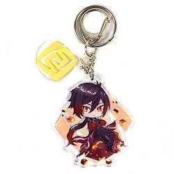 Cute Genshin Impact Zhongli Anime Acrylic Keychain  Offical Merch FG2502